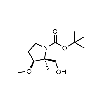tert-Butyl (2S,3S)-2-(hydroxymethyl)-3-methoxy-2-methylpyrrolidine-1-carboxylate|CS-0893216