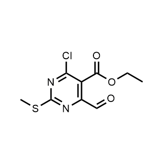Ethyl 4-chloro-6-formyl-2-(methylthio)pyrimidine-5-carboxylate|CS-0893253