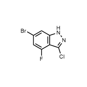 6-Bromo-3-chloro-4-fluoroindazole|CS-0893437