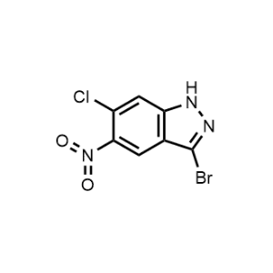 3-Bromo-6-chloro-5-nitro (1H)indazole|CS-0893473