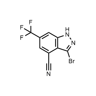 3-Bromo-4-Cyano-6-(trifluoromethyl)-1H-indazole|CS-0893501