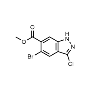 5-Bromo-3-chloro-1H-indazole-carboxylic acid methyl ester|CS-0893510