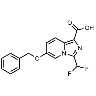 6-(Benzyloxy)-3-(difluoromethyl)imidazo[1,5-a]pyridine-1-carboxylic acid|CS-0893921