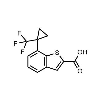 7-(1-(Trifluoromethyl)cyclopropyl)benzo[b]thiophene-2-carboxylic acid|CS-0893955