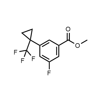 Methyl 3-fluoro-5-(1-(trifluoromethyl)cyclopropyl)benzoate|CS-0894004