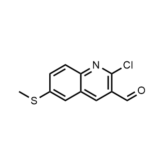 2-Chloro-6-(methylthio)quinoline-3-carbaldehyde|CS-0894058