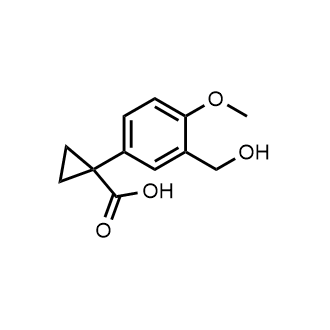 1-(3-(Hydroxymethyl)-4-methoxyphenyl)cyclopropane-1-carboxylic acid|CS-0894424