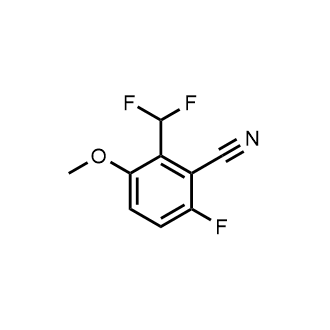 2-(Difluoromethyl)-6-fluoro-3-methoxybenzonitrile|CS-0894549