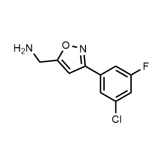 (3-(3-Chloro-5-fluorophenyl)isoxazol-5-yl)methanamine|CS-0894735