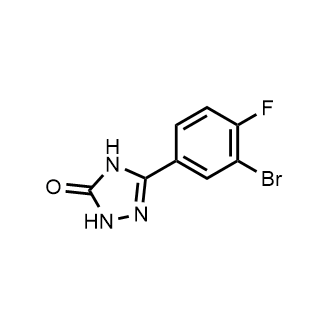 5-(3-Bromo-4-fluorophenyl)-2,4-dihydro-3H-1,2,4-triazol-3-one|CS-0894759