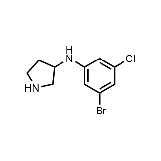N-(3-Bromo-5-chlorophenyl)pyrrolidin-3-amine|CS-0895030