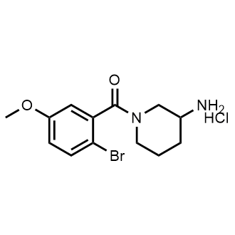 (3-Aminopiperidin-1-yl)(2-bromo-5-methoxyphenyl)methanone hydrochloride|CS-0895046