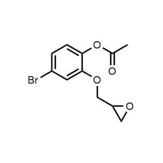 4-Bromo-2-(oxiran-2-ylmethoxy)phenyl acetate|CS-0895312