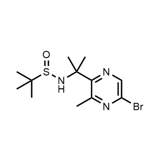 N-(2-(5-Bromo-3-methylpyrazin-2-yl)propan-2-yl)-2-methylpropane-2-sulfinamide|CS-0896284