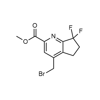 Methyl 4-(bromomethyl)-7,7-difluoro-6,7-dihydro-5H-cyclopenta[b]pyridine-2-carboxylate|CS-0896837