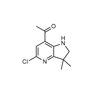 1-(5-Chloro-3,3-dimethyl-2,3-dihydro-1H-pyrrolo[3,2-b]pyridin-7-yl)ethanone|CS-0896844