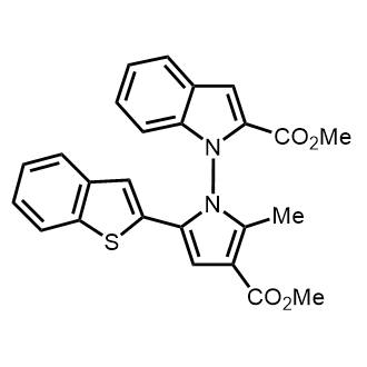 Methyl 1-(5-(benzo[b]thiophen-2-yl)-3-(methoxycarbonyl)-2-methyl-1H-pyrrol-1-yl)-1H-indole-2-carboxylate|CS-0896997