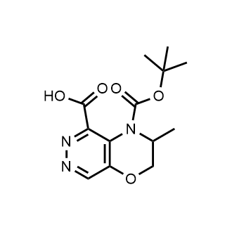 4-(tert-Butoxycarbonyl)-3-methyl-3,4-dihydro-2H-pyridazino[4,5-b][1,4]oxazine-5-carboxylic acid|CS-0897194