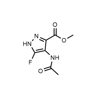 Methyl 4-acetamido-5-fluoro-1H-pyrazole-3-carboxylate|CS-0897258