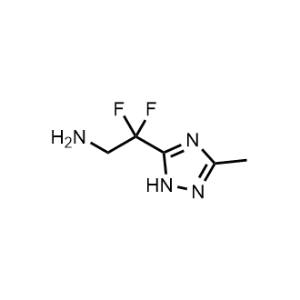 2,2-Difluoro-2-(3-methyl-1H-1,2,4-triazol-5-yl)ethan-1-amine|CS-0897310