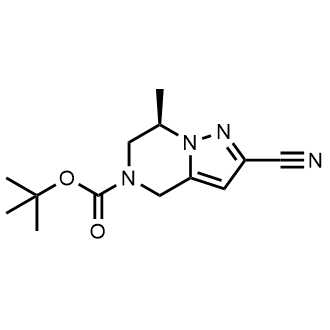 tert-Butyl (R)-2-cyano-7-methyl-6,7-dihydropyrazolo[1,5-a]pyrazine-5(4H)-carboxylate|CS-0897333