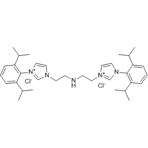 1-(2,6-Diisopropylphenyl)-3-(2-((2-(3-(2,6-diisopropylphenyl)-1H-imidazol-3-ium-1-yl)ethyl)amino)ethyl)-1H-imidazol-3-ium chloride|CS-0897461