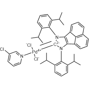 (SP-4-1)-[7,9-Bis[2,6-bis(1-methylethyl)phenyl]-7,9-dihydro-8H-acenaphth[1,2-d]imidazol-8-ylidene]dichloro(3-chloropyridine-κN)palladium|CS-0897483
