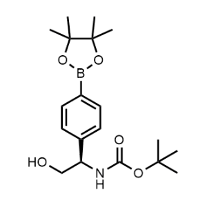 tert-Butyl (R)-(2-hydroxy-1-(4-(4,4,5,5-tetramethyl-1,3,2-dioxaborolan-2-yl)phenyl)ethyl)carbamate|CS-0897504