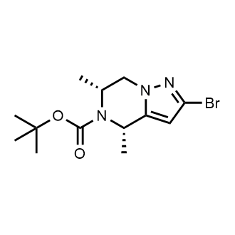 tert-Butyl (4S,6R)-2-bromo-4,6-dimethyl-6,7-dihydropyrazolo[1,5-a]pyrazine-5(4H)-carboxylate|CS-0897567