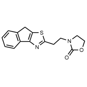 3-[2-(8H-Indeno[1,2-d]thiazol-2-yl)ethyl]-2-oxazolidinone|CS-0897648