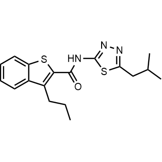 N-(5-Isobutyl-1,3,4-thiadiazol-2-yl)-3-propylbenzo[b]thiophene-2-carboxamide|CS-0897941
