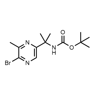 tert-Butyl (2-(5-bromo-6-methylpyrazin-2-yl)propan-2-yl)carbamate|CS-0898113