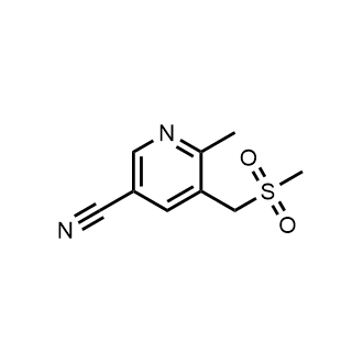 6-Methyl-5-((methylsulfonyl)methyl)nicotinonitrile|CS-0898436