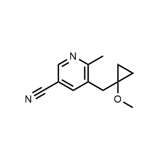 5-((1-Methoxycyclopropyl)methyl)-6-methylnicotinonitrile|CS-0898438