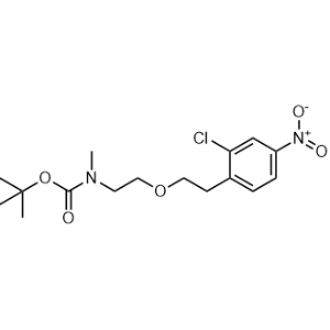 tert-Butyl (2-(2-chloro-4-nitrophenethoxy)ethyl)(methyl)carbamate|CS-0898546