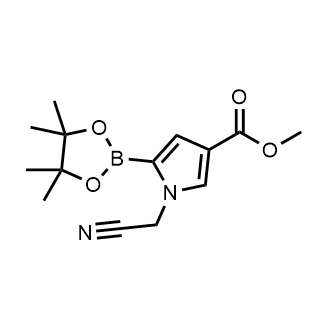 Methyl 1-(cyanomethyl)-5-(4,4,5,5-tetramethyl-1,3,2-dioxaborolan-2-yl)-1H-pyrrole-3-carboxylate|CS-0898549
