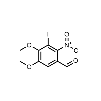 3-Iodo-4,5-dimethoxy-2-nitrobenzaldehyde|CS-0898678