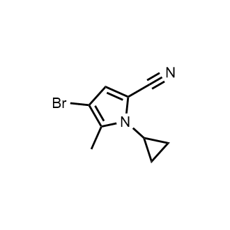 4-Bromo-1-cyclopropyl-5-methyl-1H-pyrrole-2-carbonitrile|CS-0898931