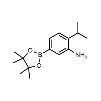 2-(1-Methylethyl)-5-(4,4,5,5-tetramethyl-1,3,2-dioxaborolan-2-yl)benzenamine|CS-0899213