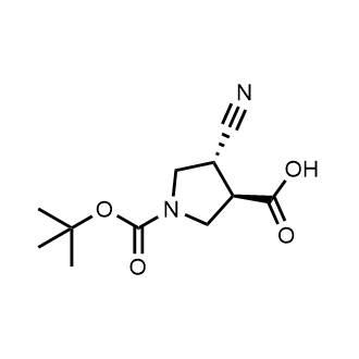 (3R,4R)-1-(tert-Butoxycarbonyl)-4-cyanopyrrolidine-3-carboxylic acid|CS-0899226