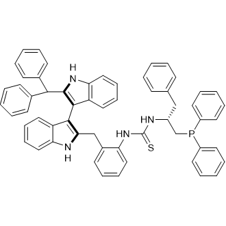 1-(2-((2'-Benzhydryl-1H,1'H-[3,3'-biindol]-2-yl)methyl)phenyl)-3-((R)-1-(diphenylphosphino)-3-phenylpropan-2-yl)thiourea|CS-0899284