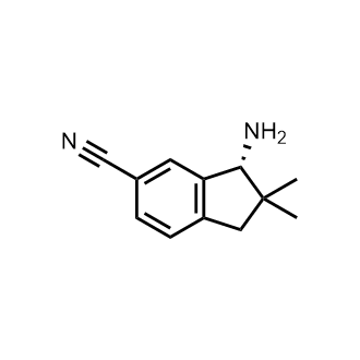 (3R)-3-Amino-2,3-dihydro-2,2-dimethyl-1H-indene-5-carbonitrile|CS-0899551