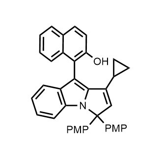 1-(1-Cyclopropyl-3,3-bis(4-methoxyphenyl)-3H-pyrrolo[1,2-a]indol-9-yl)naphthalen-2-ol|CS-0900015