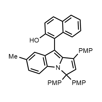 1-(1,3,3-Tris(4-methoxyphenyl)-7-methyl-3H-pyrrolo[1,2-a]indol-9-yl)naphthalen-2-ol|CS-0900090