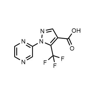 1-(Pyrazin-2-yl)-5-(trifluoromethyl)-1H-pyrazole-4-carboxylic acid|CS-0900255