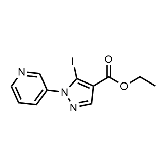 Ethyl 5-iodo-1-(pyridin-3-yl)-1H-pyrazole-4-carboxylate|CS-0900260