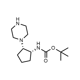 tert-Butyl ((1R,2S)-2-(piperazin-1-yl)cyclopentyl)carbamate|CS-0900631