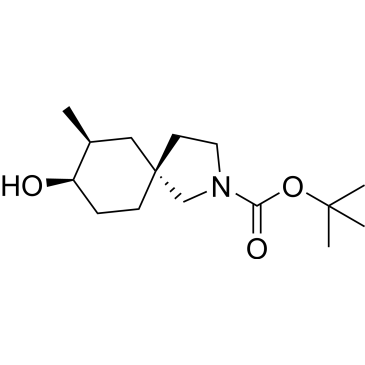 rel-(5R,7S,8R)-tert-Butyl 8-hydroxy-7-methyl-2-azaspiro[4.5]decane-2-carboxylate|CS-0900753