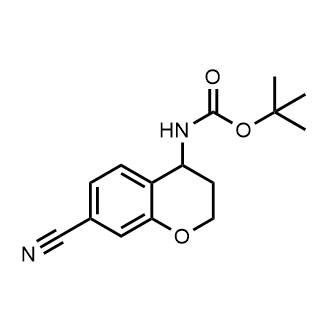 1,1-Dimethylethyl N-(7-cyano-3,4-dihydro-2H-1-benzopyran-4-yl)carbamate|CS-0900968