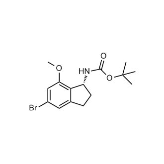 tert-Butyl (R)-(5-bromo-7-methoxy-2,3-dihydro-1H-inden-1-yl)carbamate|CS-0900969
